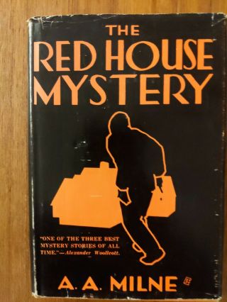 Vintage Book The Red House Mystery A A Milne 22nd Printing 1965 Hardcover Dj