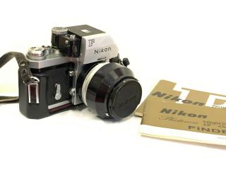 Nikon F 35mm Film Slr Camera Ftn Photomic Finder,  50mm F/1.  4 Nikkor Lens