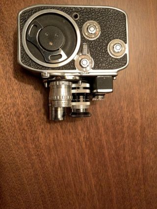 Bolex D8L 8mm Movie / Cine Camera,  Switar Lens 3