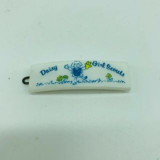 Extremely Rare Vintage Girl Scouts Daisy Hair Clip