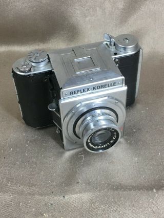 Vintage Reflex - Korelle Film Camera With Ludwig - Dresden 309490 Victar 1:3.  5