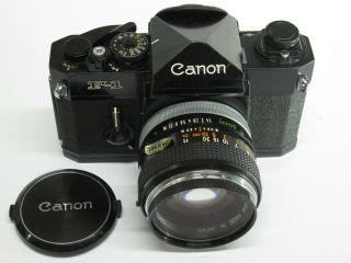 Canon F - 1 35mm Camera Lens Canon Fd 50mm 1:1.  4