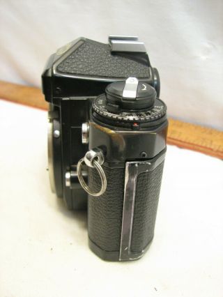 Vintage Nikon Model FE 35mm SLR Film Camera Black Body Only 3