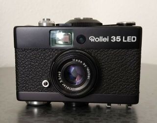 Black Rollei 35 Led 35mm Camera