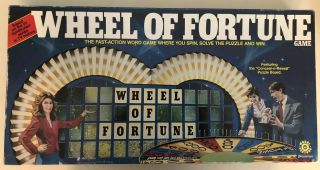 Vintage 1985 Wheel Of Fortune Board Game Pressman
