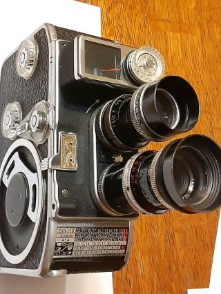 Bollex Raillard Vintage Movie Camera Made In Switzerland.