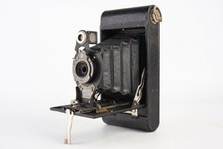 Kodak No 2 Folding Cartridge Hawk Eye 120 Roll Film Camera V13