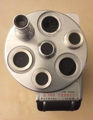 CINE - KODAK K - 100 TURRET 16mm Camera 3