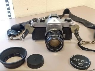 Pentax Spotmatic Sp 500 35mm Camera With Takumar 55mm F1.  8 Lens Honeywell