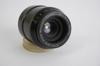 Leica Leitz Focotar 4.  5 / 50mm Lens,  Doocq,  Doorx