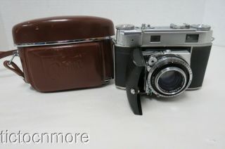 Vintage Kodak Retina Iiic Camera Schneider - Kreuznach Lens F: 2/50mm & Case