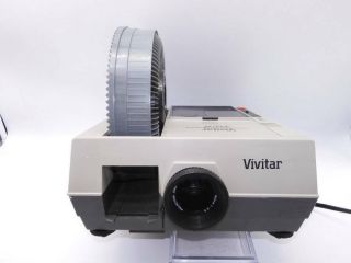 Vivitar 3000af Slide Projector 35mm Auto Focus W/ Carousel And