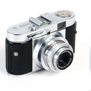 :Voigtlander Vito B 35mm Film Camera w/ Color Skopar 50mm f3.  5 Lens [EX,  ] 2