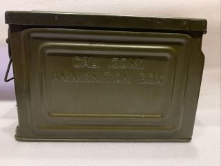 Vintage Reeves U.  S.  Army Cal 30 M1 Ammunition Box Ammo Can