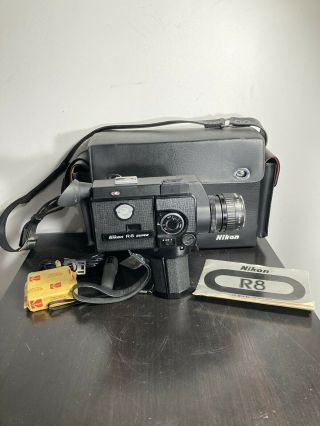 Nikon R8 8 Movie Camera With Nikkor 7.  5 - 60/1.  8 Macro Len With Case