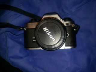 Nikon Fg - 20 Camera With Nikon Series E 50mm F:1.  8 Lens