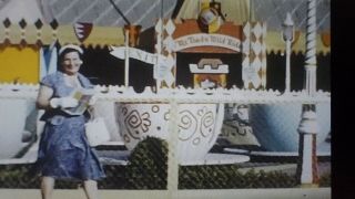 Rare Vintage 8mm Home Movie Film Early Disneyland Amusement Park California W44
