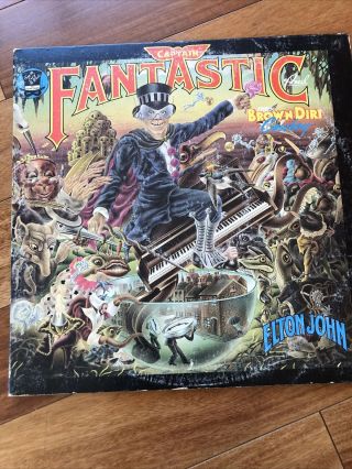 Captain Fantastic And The Brown Dirt Cowboy Vintage Vinyl Elton John 1975