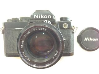 Nikon Fm 35mm Slr Film Camera