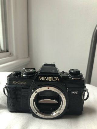 Vintage Minolta X - 700 Mps Camera W/ Owen Automatic F=40 85mm; Case,  Bag,  Film