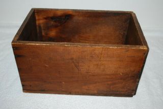 Lovely Vintage Old Wooden Box/crate In 32cm X 17cm X 20cm