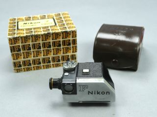 Vintage Nikon F Photomic Finder Camera Viewfinder & Case With Box