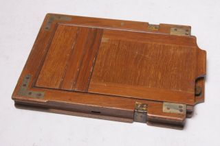 Half Plate Holder For 4 3/4 X 6 1/2 " Glass Film Wpc Photo - Missing - Lf289
