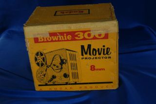 Vintage Kodak Brownie 300 8mm Movie Projector Vintage