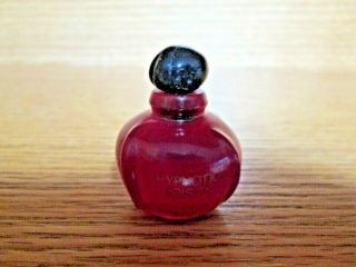 Vintage Christian Dior Hypnotic Poison Eau De Toilette Miniature Bottle 1.  5 " Tal