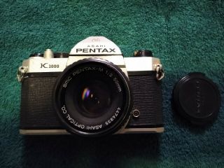 Vintage Pentax K1000 Camera And Direct Reading Exposure Meter