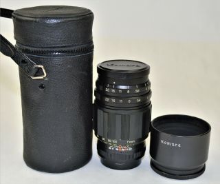 Vintage Sankyo Kohki Komura 135mm F/3.  5 Lens With M42 Mount