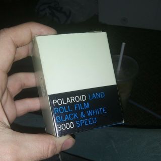 Vintage Polaroid 3000 Speed Land Picture Roll Black & White Expired Film Type 37