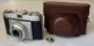 Kodak Retinette Type 022 Camera W/ Schneider Reomar 45mm F3.  5 Lens Germany