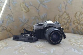 Minolta Xg - M 35mm Slr Film Camera With 38 - 70mm F3.  5 Zoom Lens