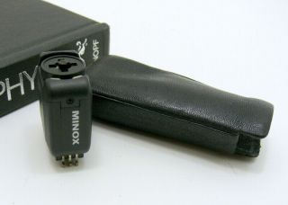 Minox Ec Flash Cube Attachment And Leather Slip Case For Ec.