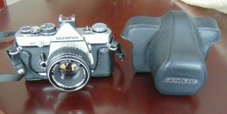 Olympus Om - 2 35mm Slr Film Camera W Zuiko Lens