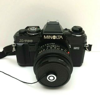 Minolta X - 700 35mm Film Camera With 50mm Lens f/2.  0 - FOR PARTS/REPAIR 3