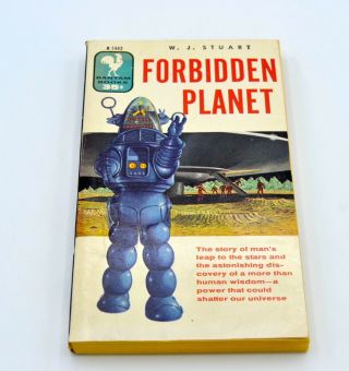 Forbidden Planet W.  J.  Stuart 1956 Paperback 2nd Printing Bantam A1443 Sci Fi Vtg