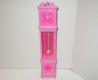 Vintage 1985 Barbie Dream House Grandfather Clock Room Accents Mattel