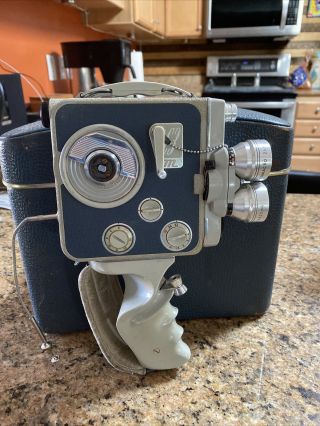Vintage Eumig C3 8 Mm Motion Picture Film Cine Camera,  C.  1959,  Made In Austria