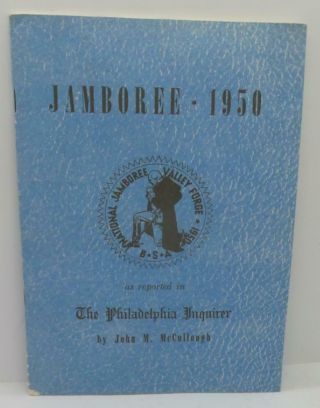 Bsa 1950 National Jamboree Book Program Boy Scouts Vintage Philadelphia Inquirer