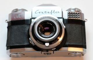 Vintage Zeiss Ikon Contaflex 35mm Camera Reflex & Case