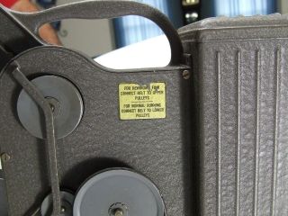 Vintage 1950s Keystone 16mm Film Projector Model C - 26—silent films—NEW CORD. 3