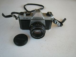 Vintage Asahi Pentax K 1000 Camera 35mm With Pentax - M 50mm 1:2 Lens Nm Ca8