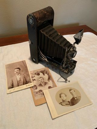 Antique Kodak Autographic No.  3a Model C Folding Camera