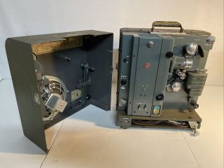 As Is: Vintage 1950s Rca 16mm Film Movie Projector Model 400 Sound Speaker Case