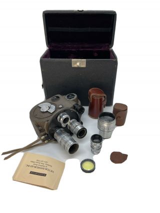 Revere Eight 8 Mm Motion Picture Movie Camera Case,  Film Model 99 Wollensak Lens