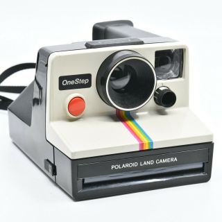 Polaroid Land Camera Sx - 70 One Step - Rainbow - White