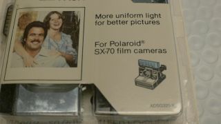 GE Flash Bar II for Polaroid SX - 70 Film Cameras - 3 bars for 30 Flashes NOS 3