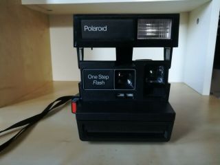 Vintage Polaroid One Step 600 Flash Instant Camera W/ Color Film